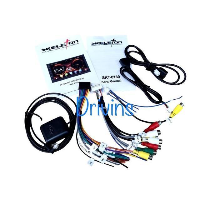 HEAD UNIT DOUBLE DIN ANDROID SKELETON SKT-8189 7 INCH VOICE COMMAND UNIVERSAL Bluetooth Car