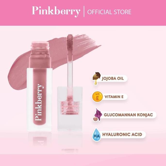 PINKBERRY Lip Gelato 4.2ml Coco Nude - Long Lasting Moisturizing Lipstick Velvet Matte Cream