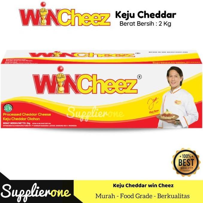 New- Wincheez Keju Cheddar 2 Kg / Keju Cheddar 2 kg / Keju Winchez 2 kg