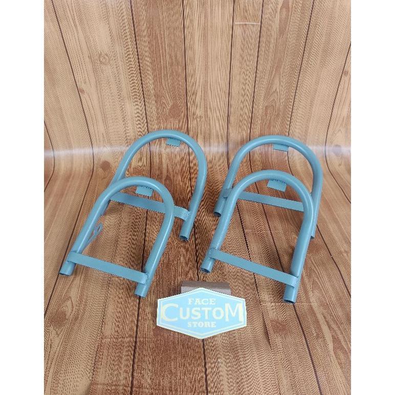 Besi Sambung U Behel U Jok Japstyle motor custom Japstyle Honda Tiger Megapro Cb Gl Scorpio