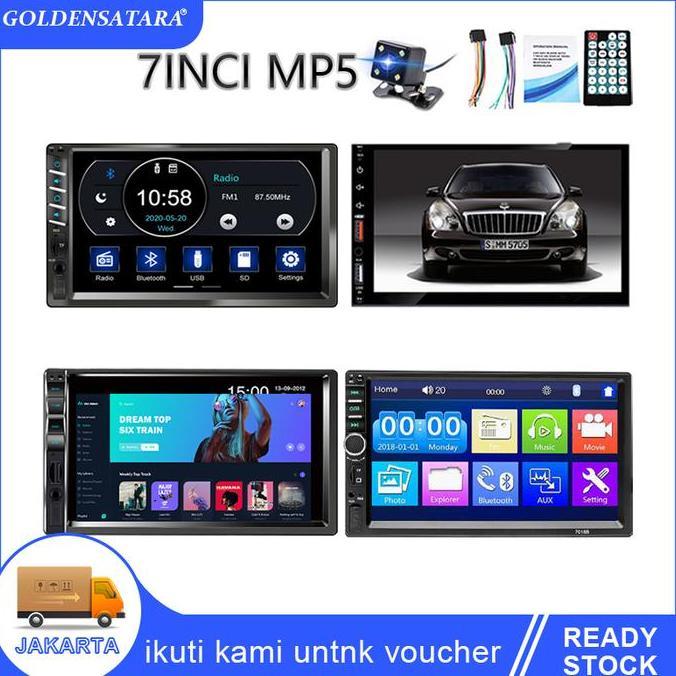 Head Unit MP5 Universal Player 7 inch DHD 2 Din Car Radio Player 7018B