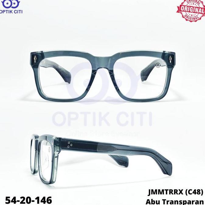 Frame Kacamata Pria Wanita Kotak Tebal Vintage VTI JMMTRRX Original Terlaris
