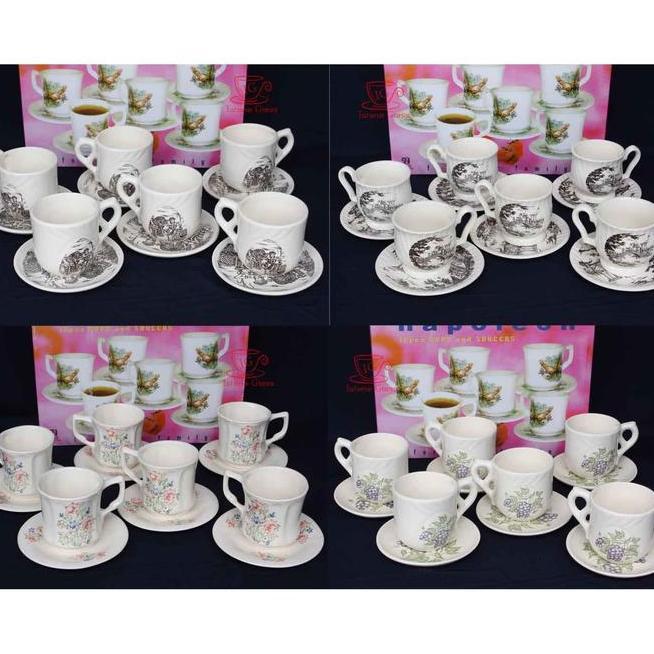 Cangkir Set Gelas Set Cangkir Kado Napoleon 12 Pcs.