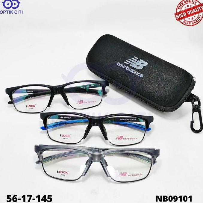Frame Kacamata Sporty Pria ada elock New Balance NB 09101 High Quality Terlaris