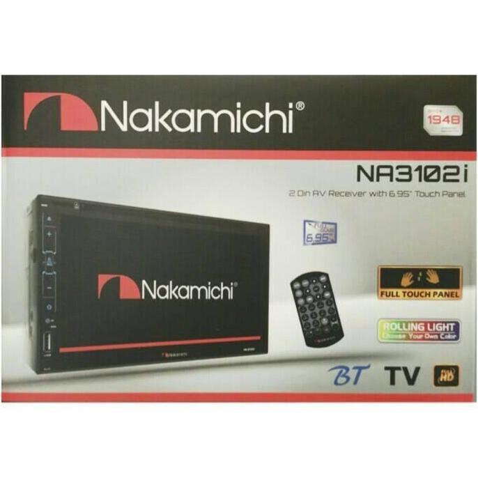 TV MOBIL DVD DOUBLE DIN HEADUNIT TAPE NAKAMICHI NA 3102 i NA3102i