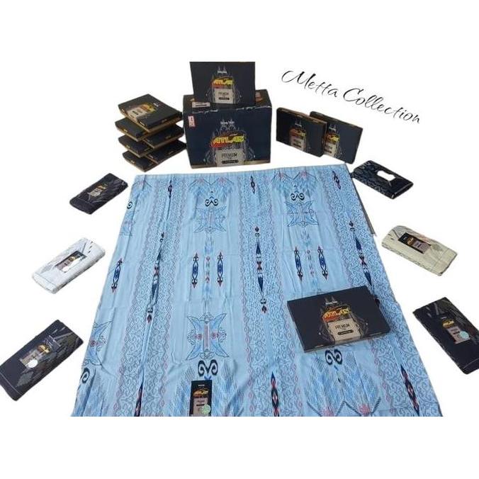 Sarung Atlas Premium Gold 735 Kembang Terlaris