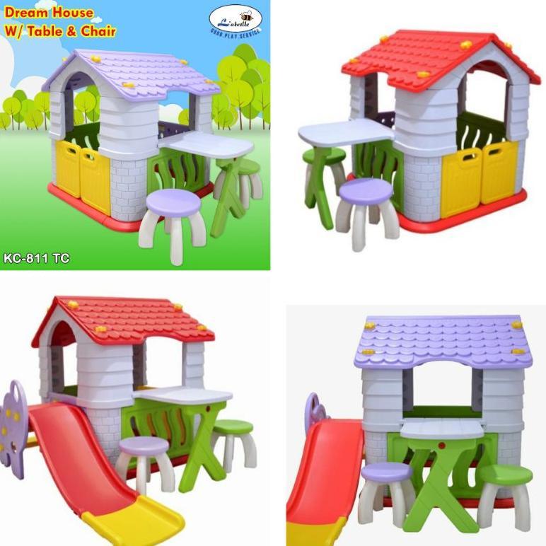 parafelaa  - luxury dream house labeille kc 811 rumah perosotan playhouse edukasi anak