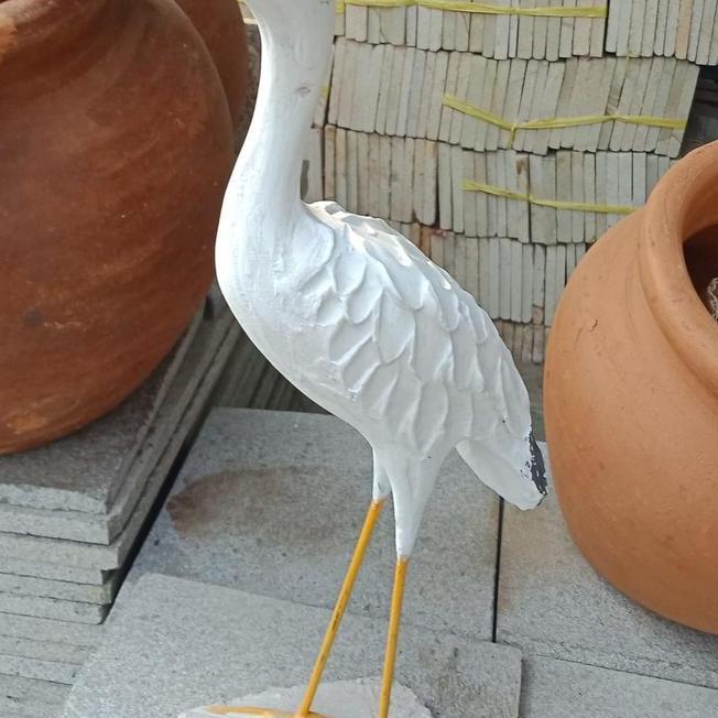 Hiasan Taman Patung Burung Bangau