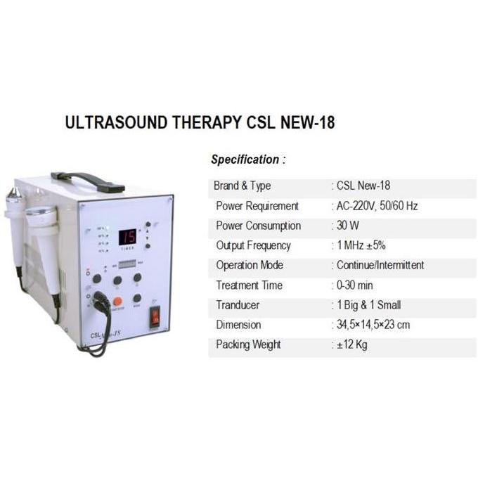 ALAT FISIOTERAPI ULTRASOUND THERAPY CSL ULTRASOUND TERAPI CSL ORIGINAL DAN TERPERCAYA