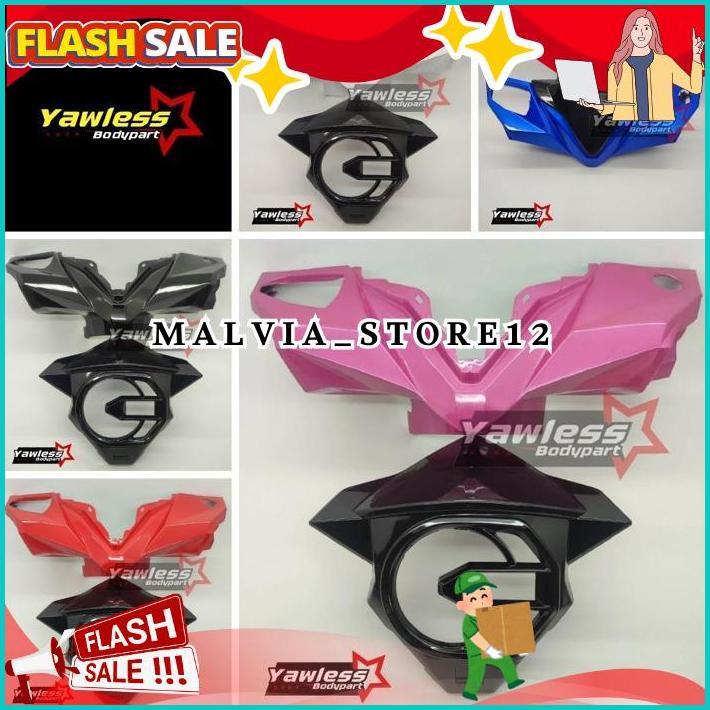 DISKON BESAR Batok Kepala Depan + Visor Beat New Esp 2016 2017 2018 Semua warna + Visor Beat Fi ESP 