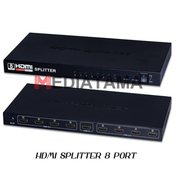 HDMI Splitter 8 port 1-8 / hdmi spliter 8port / hdmi spliter