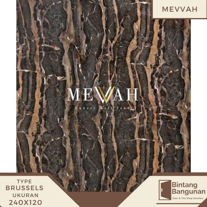 Mevvah Wall Panel Motif BRUSSELS | Panel Dinding Motif Marmer