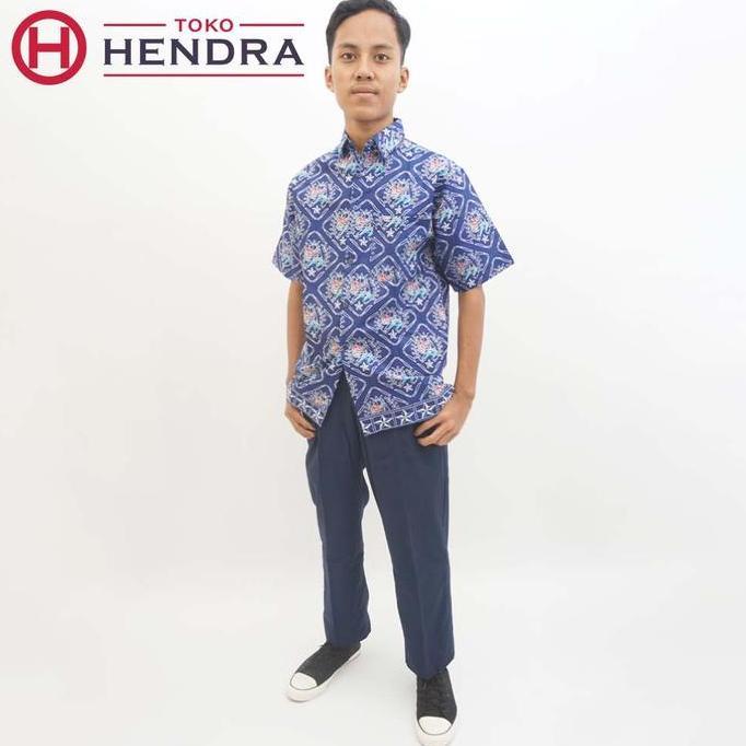Batik SMP Kota Depok Lengan Pendek Dan Panjang | Seragam Sekolah | Baju Seragam Sekolah Toko Hendra