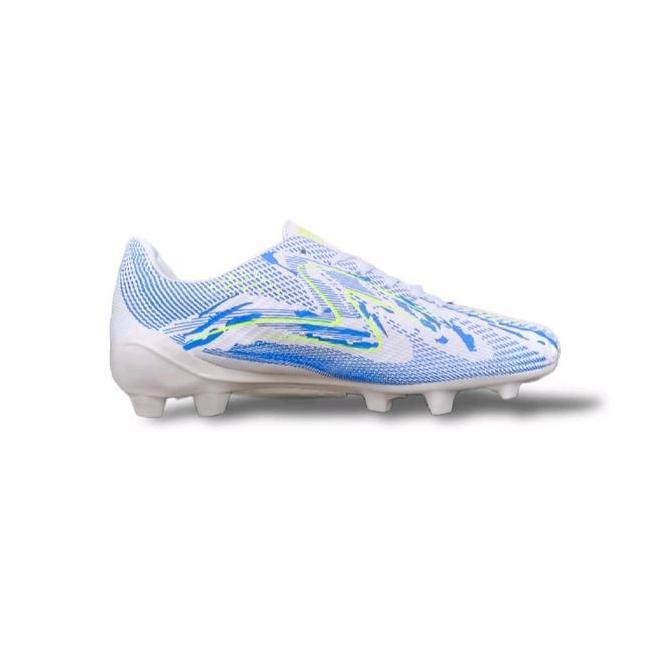 Specs Sepatu Bola Speedlaze4 Putih Biru Model Terbaru Dengan Desain Khusus Dan Warna Menarik CO