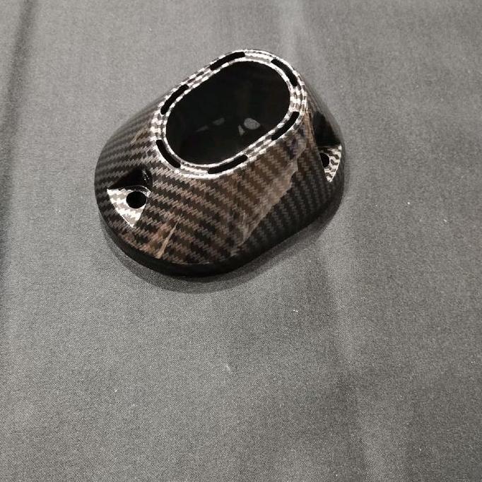 DF383 - colong ujung knalpot  karbon pcx 160 cover moncong knalpot pcx 160