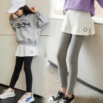 Legging Anak Perempuan Paket Hemat Isi 3pcs Bahan Rayon Leging kaos polos usia 1-12 Tahun