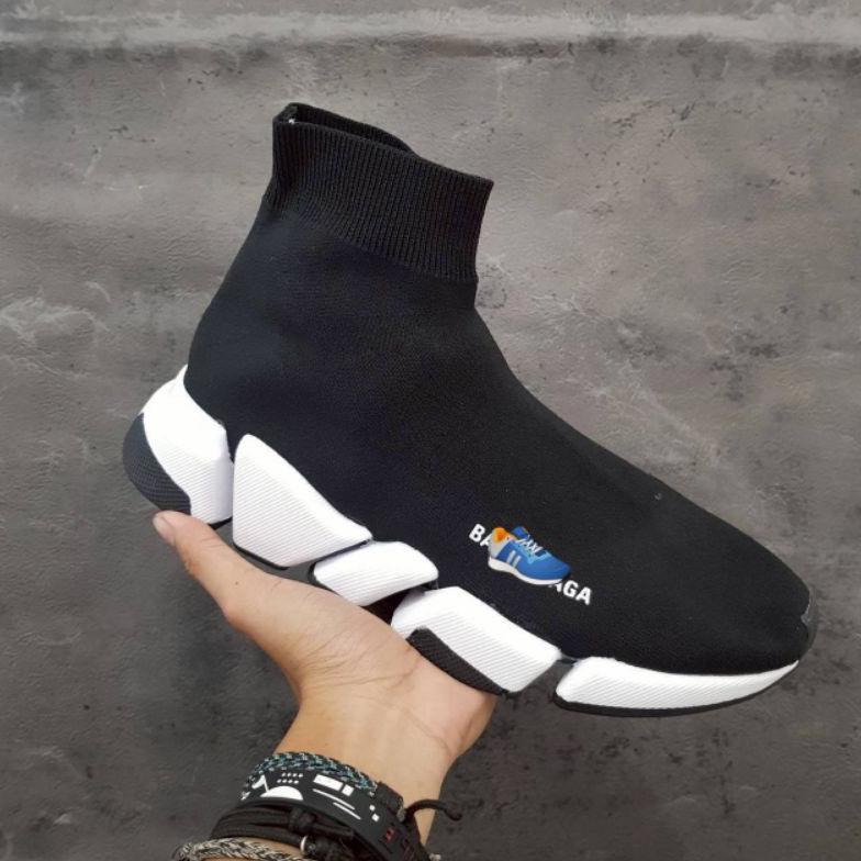 Sepatu Sneakers BC Top Speed Trainer 2.0 Black White Black