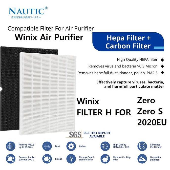 DV302 >> HEPA FILTER Winix ZERO / ZERO S / Winix 2020EU - SET Winix Filter H