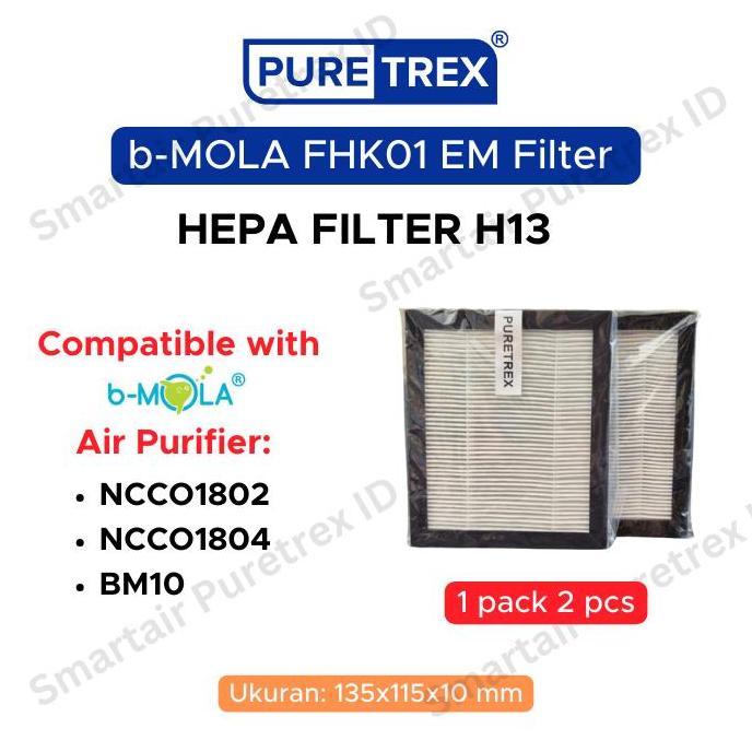 DV321 - PURETREX HEPA Filter bMOLA FHK01 for bMOLA 1802, bMOLA GO 1804, bMOLA ME BM10