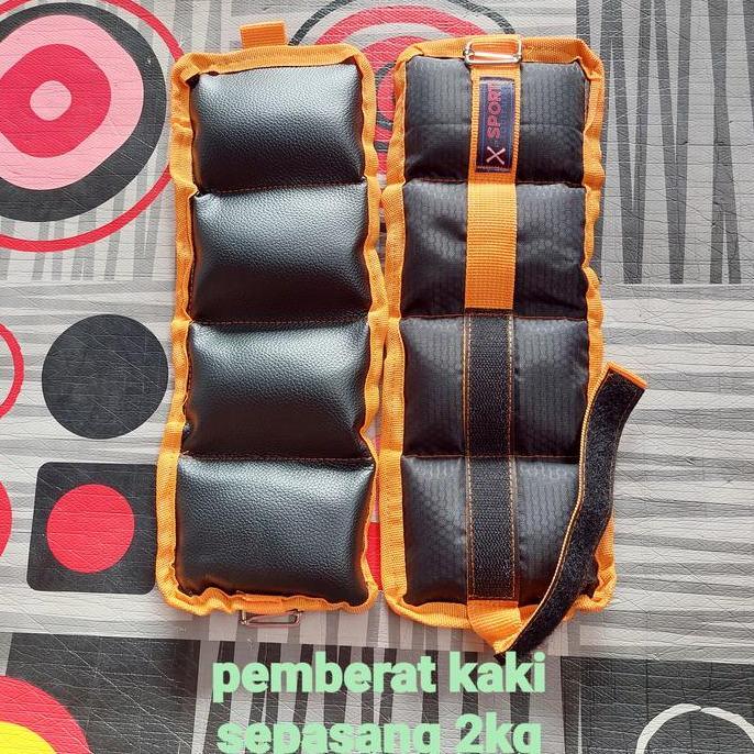Pemberat kaki 2kg bendel kaki fitness Penguat otot kaki beban olahraga