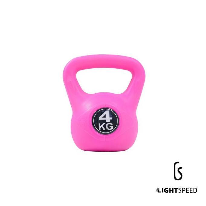 LIGHTSPEED KettleBell 4 KG/Barbell 4 KG/ Dumbell/Barbel / Dumbell 4kg