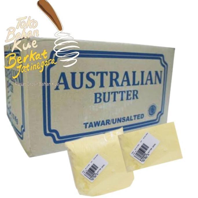 New- BUTTER UNSALTED AUSTRALIAN 250 GR / MENTEGA TAWAR