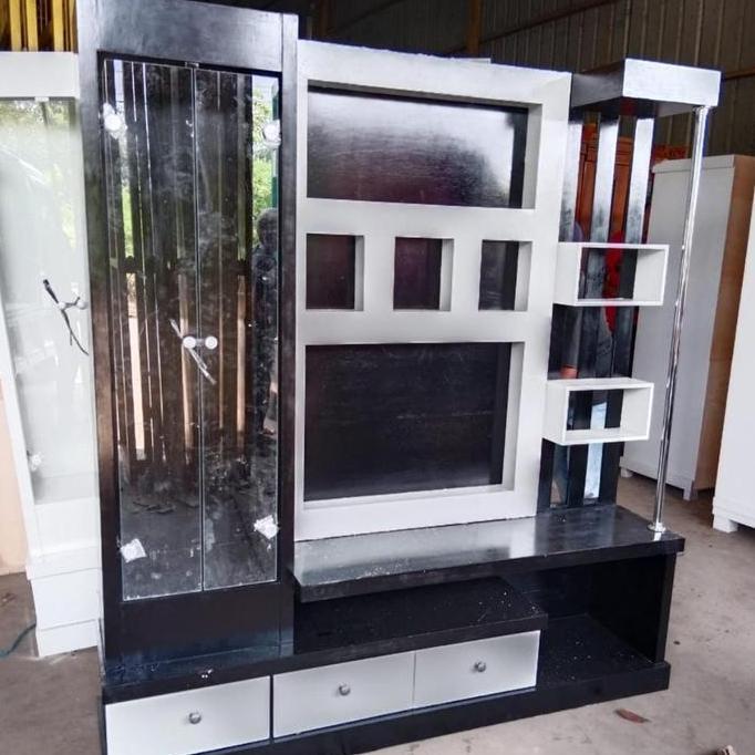 lemari buffet tv minimalis pajangan