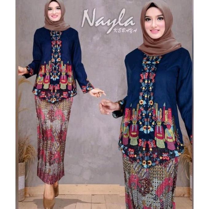 Best Seller Kebaya Encim Bordir Ondel Ke17 Tangan Panjang / Atasan Encim Kartini Murah Berkualitas K