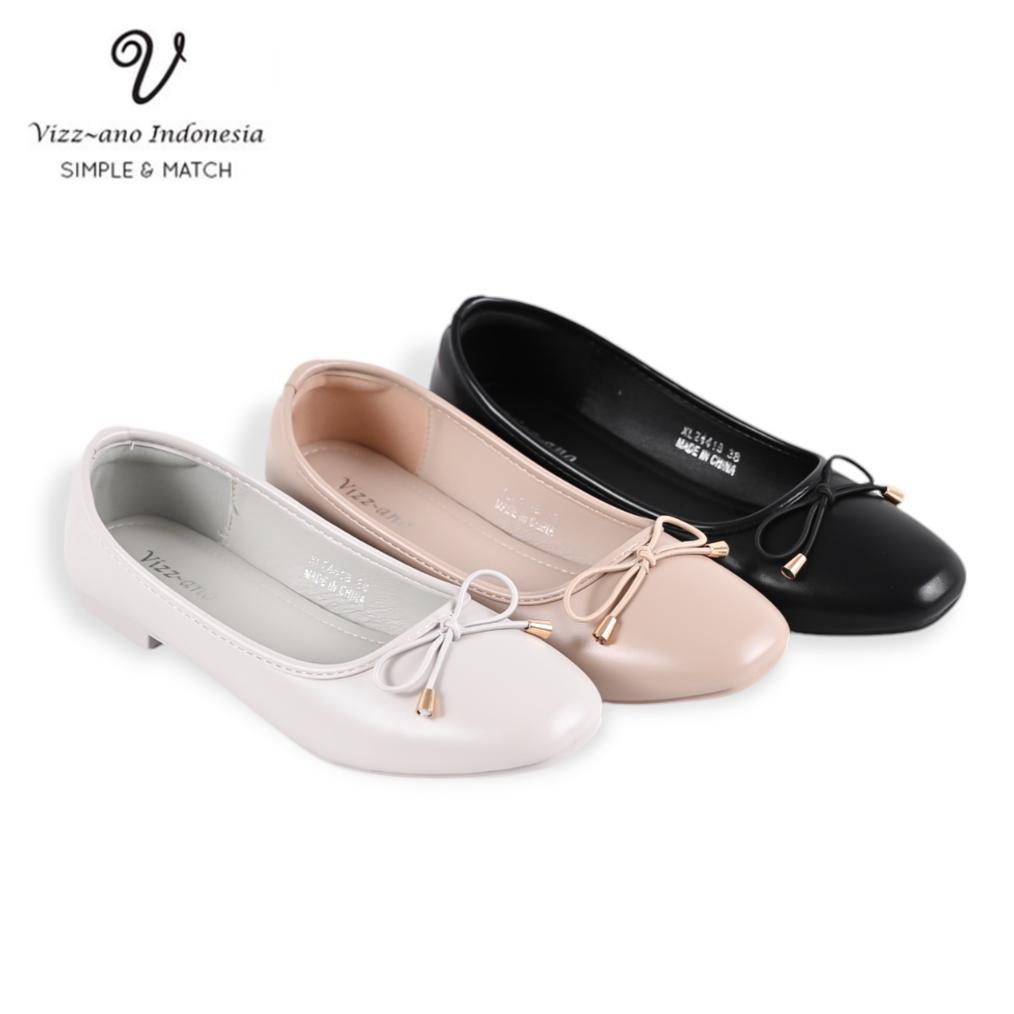 Vizzano Shoes Sepatu Flatshoes Wanita Flats Pita Design Laudie