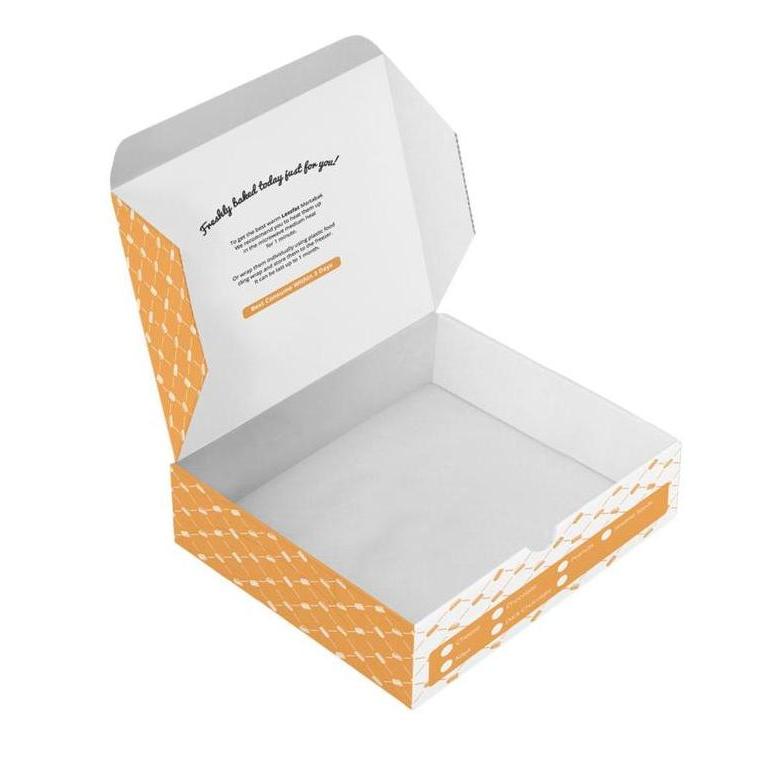20x20x7.5 Custom Dus Nasi Kotak Box Catering Foodgrade Exclusive Premium 350 GSM