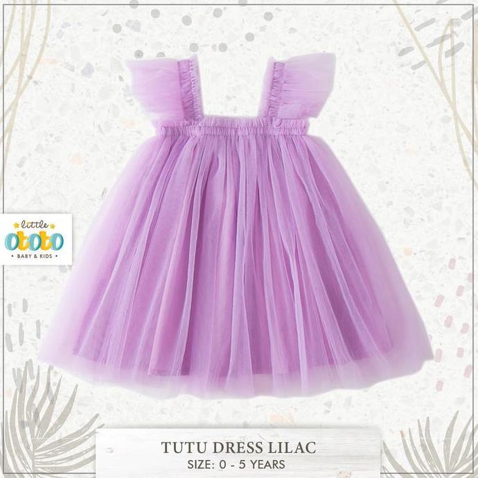 New- 0-5th DRESS anak pesta TUTU KOREA IMPORT- Baju Baby Bayi Anak Gaun Tile Tulle Pesta Elegan Bali