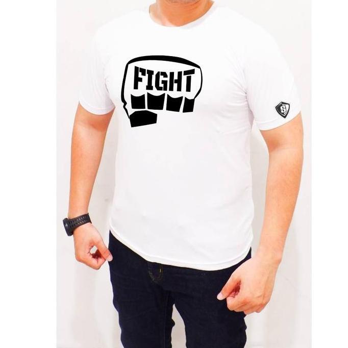 DV292 >> Baju Kaos Musclefit Fitnes Gym Boxing MMA Tinju