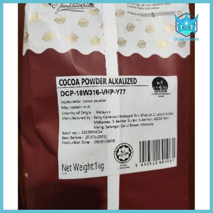 ( COKLAT ) VAN HOUTEN OPTIMUM COCOA POWDER 1 KG COKLAT BUBUK VAN HOUTEN BAHAN KUE  COKLAT BUBUK MAKA