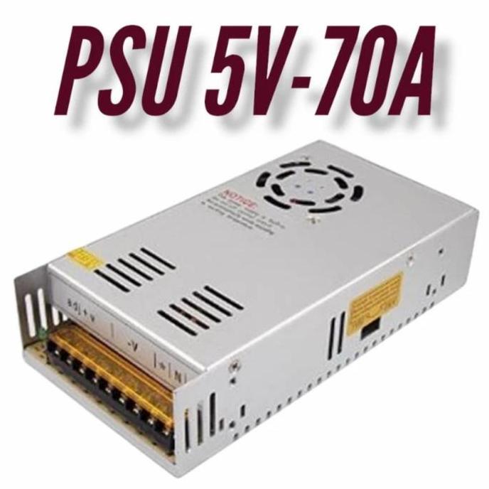 Spesial Power Supply 5V 70A Adaptor 5V 70A Running Text