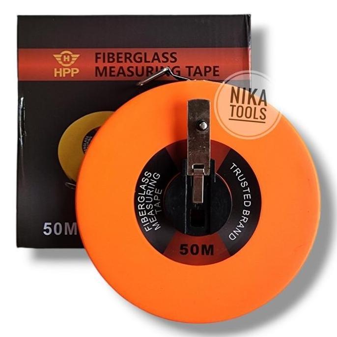 Meteran Gulung Bulat Kain Kuli 50 M Meter