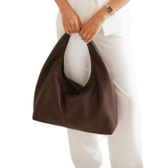 Tas Bahu Wanita Oryza Kulit Pu Leather Tas Jingjing Elegan Hitam Tote Totebag Cewek