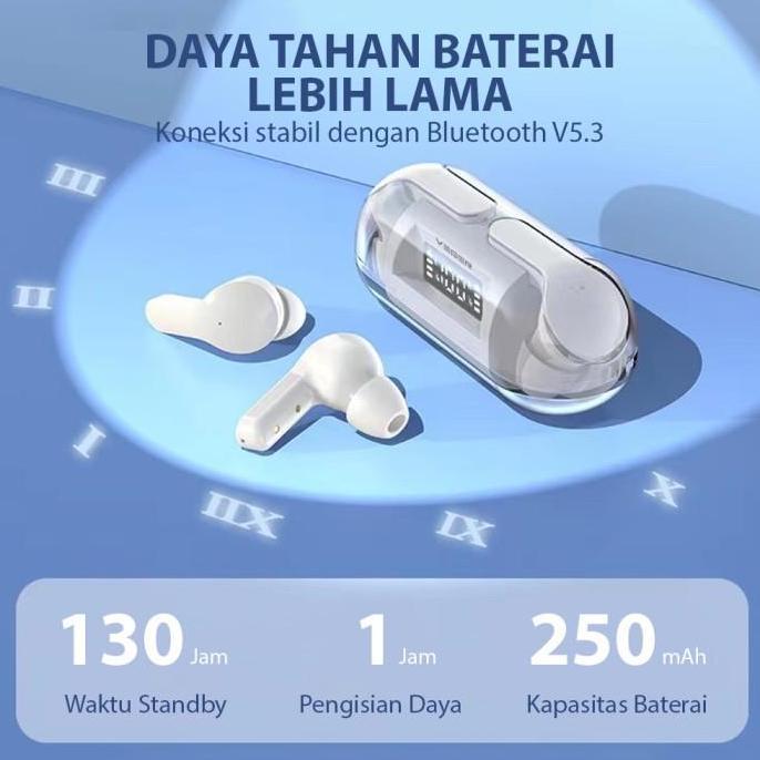 VEGER VT-100 TWS True Wireless Earphone Stereo Headset bluetooth