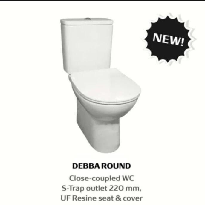 Promo CLOSET DUDUK ROCA DEBBA ROUND RIMLESS CLOSET COD