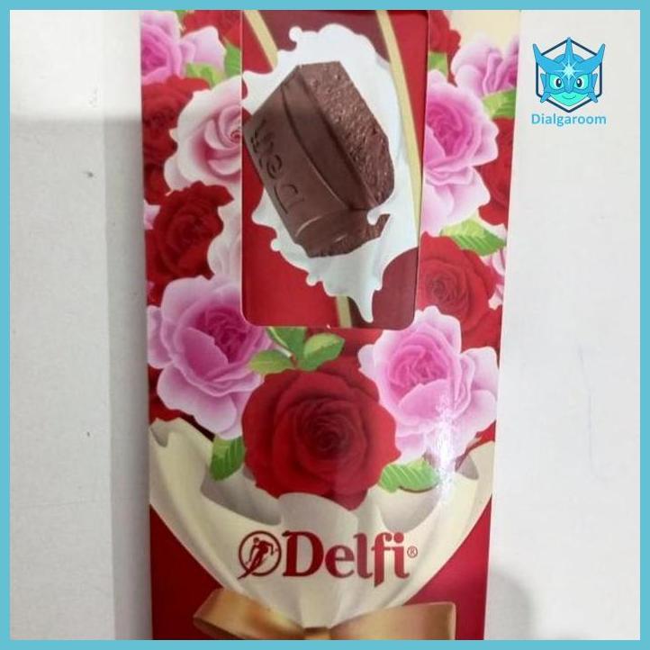 ( COKLAT ) COKLAT DELFI 60 GR EDISI VALENTINE BAHAN KUE  COKLAT BUBUK MAKANAN & MINUMAN