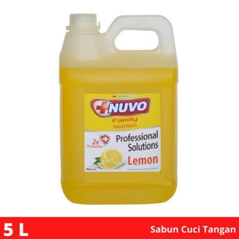 Sabun Cuci Tangan Nuvo 5 Liter Sabun Cuci Tangan Nuvo Antibacterial