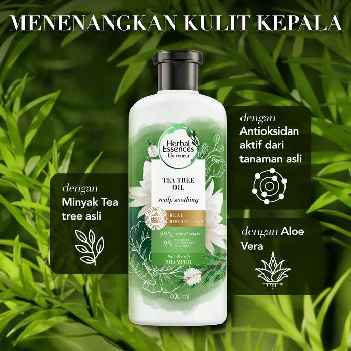 Herbal Essences Tea Tree Oil Shampoo 400Ml - Perawatan Rambut