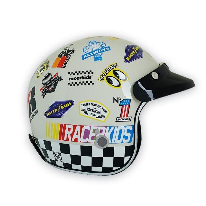 Marzano Helmet - Helm Retro Marzano X Racerkids
