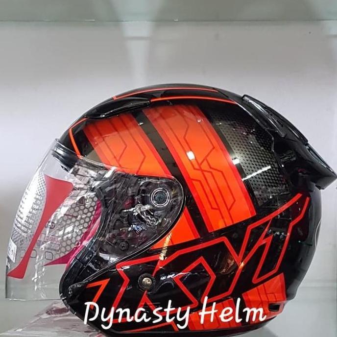 Kyt Dj Maru Motif #14 Black/Orange Fluo/Red Fluo