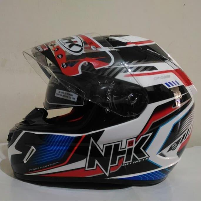 Helm Nhk Gp 1000 Plasma White /Red