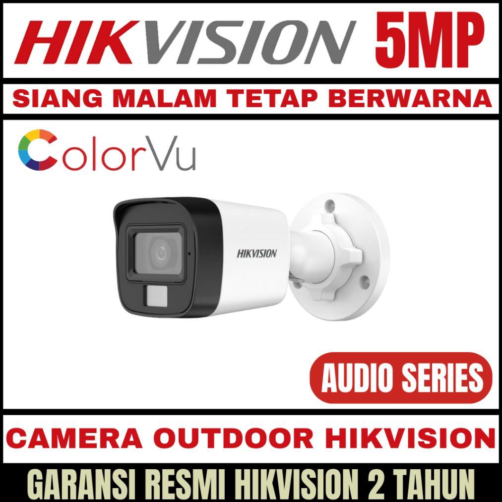 CCTV HIKVISION OUTDOOR 5MP COLORVU AUDIO KAMERA COLORFUL CAMERA CCTV