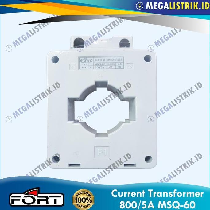 Fort Current Transformer 800/5A MSQ-60 / CT Panel Meter 800A / 800 Ampere MSQ60