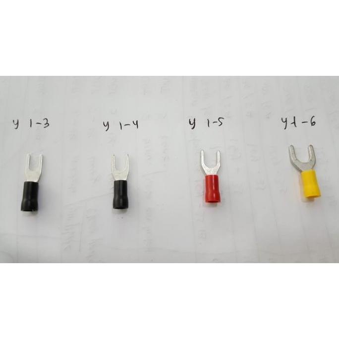 Skun Y 1.25-5 Warna / Skun Kabel Y 1.25-5 / Skun Garpu insulated spade