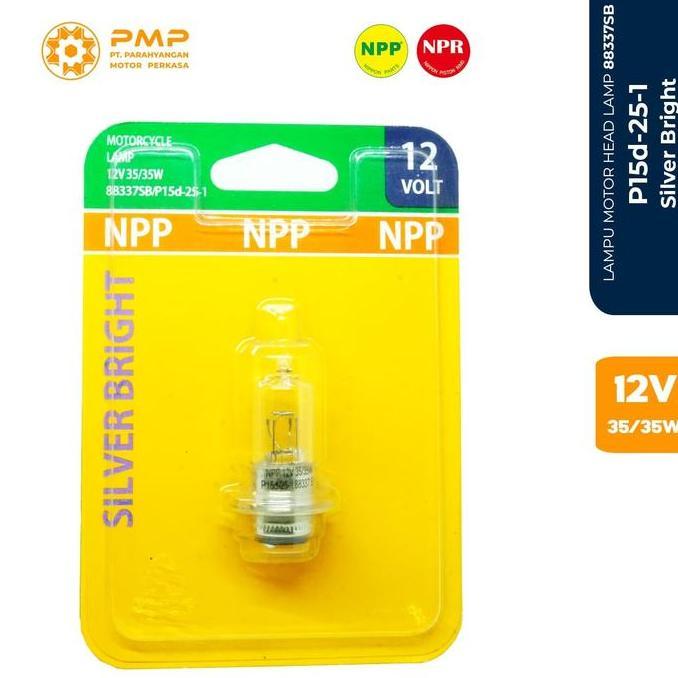 NPP Lampu Motor Bohlam Halogen Lampu depan 88337SB F1 ZR Satria FU