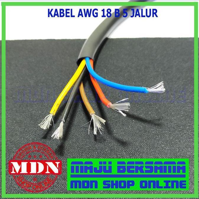 Kabel AWG 18 Besar 5 Jalur -kabel 5 jalur
