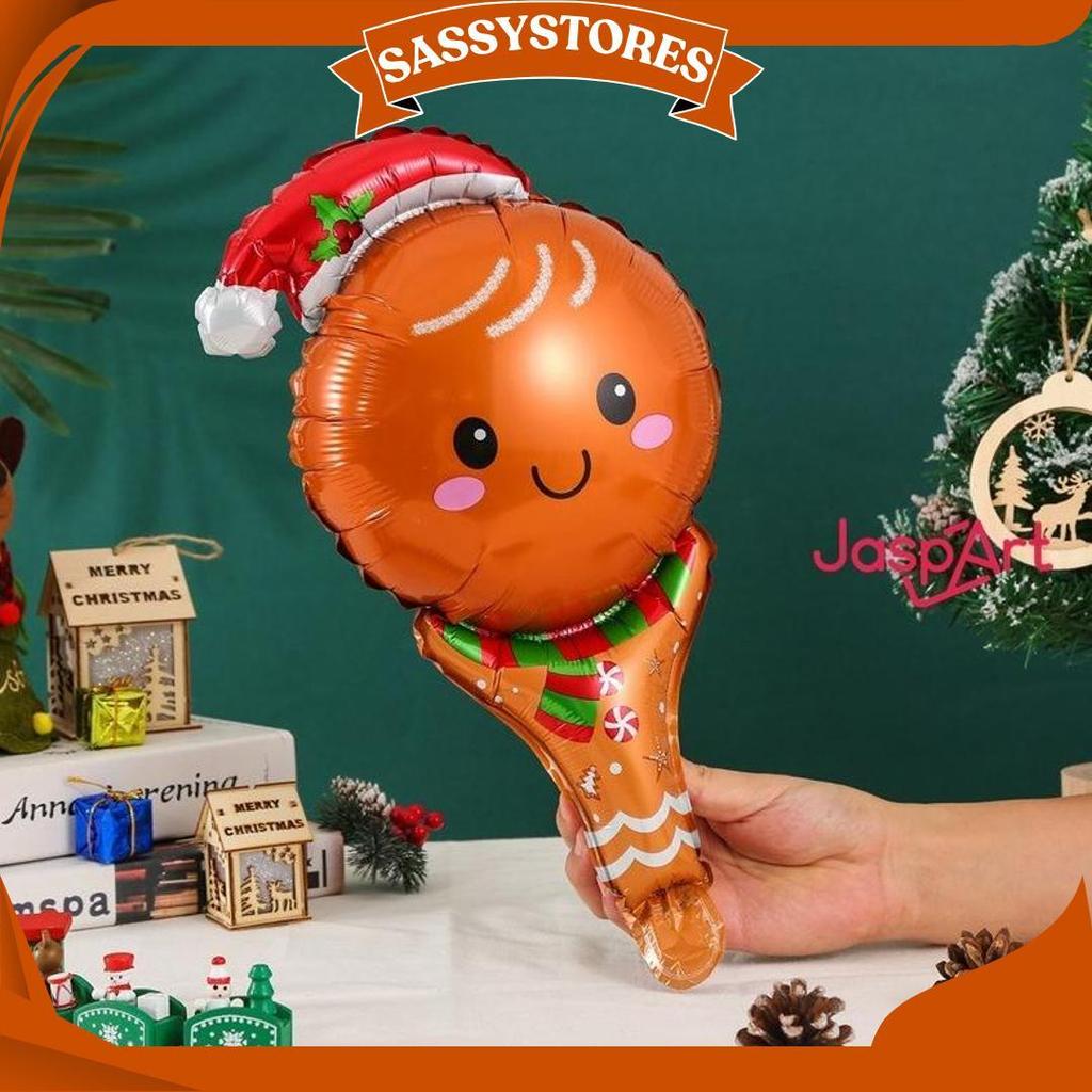 Balon Natal / Balon Natal Foil / Balon Natal Dekorasi / Balon Christmas Hias / Balon Karakter Natal 